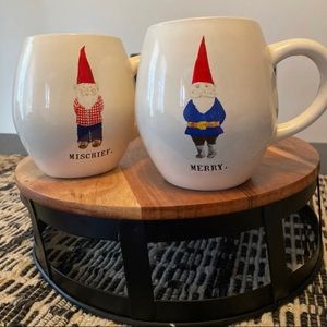 Rae Dunn Holiday Gnome Mugs (set)